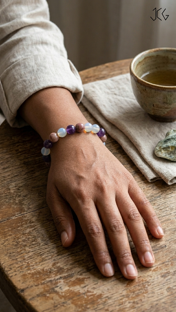 Libra (Tula) Zodiac Sign Bracelet 8mm