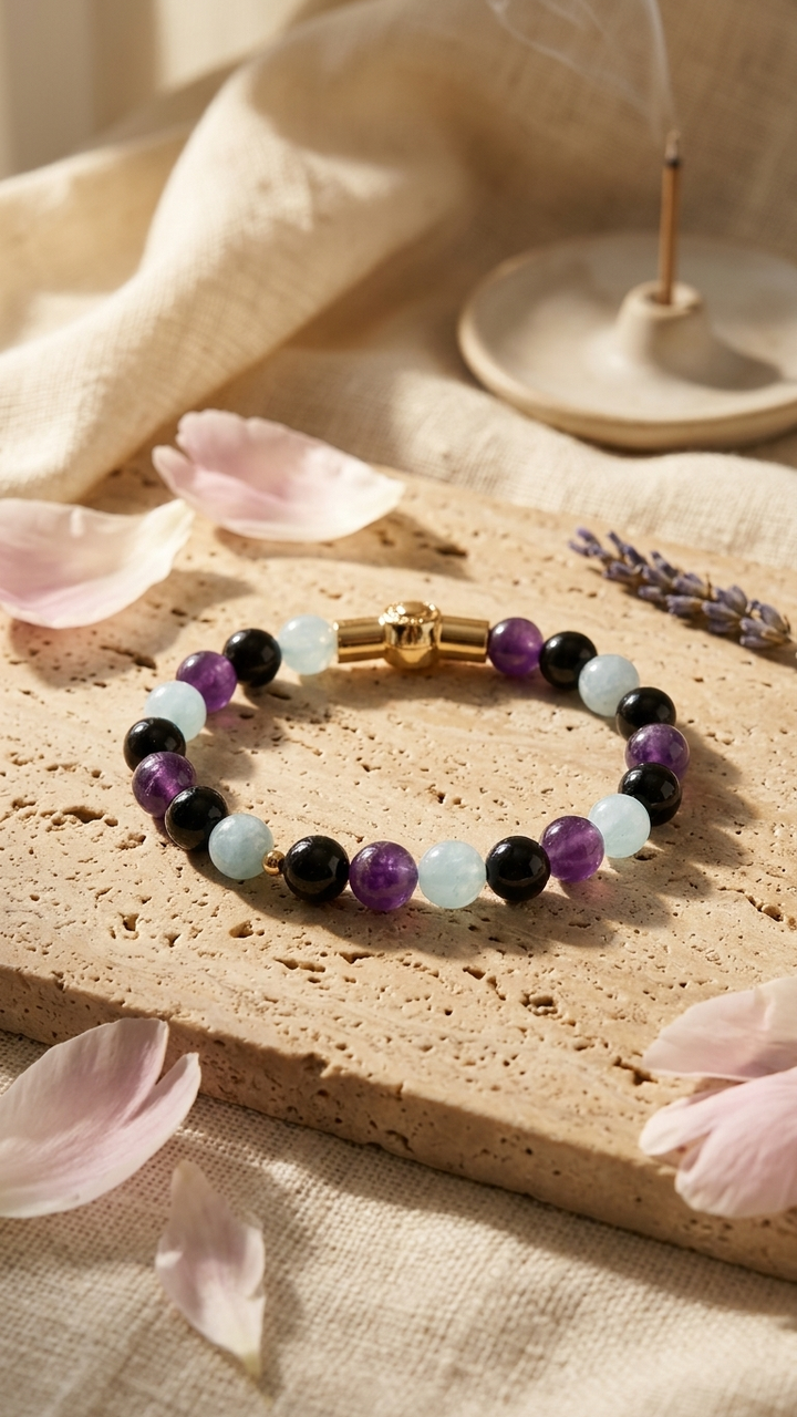 Trinity Calm Bracelet with Magnetic Lock