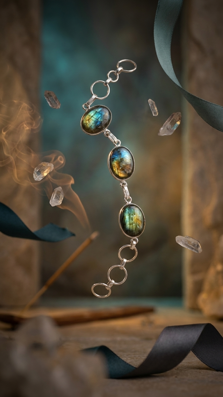 Labradorite Chain Bracelet