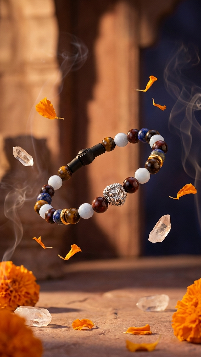 Energy Chakra Bracelet With Magnet Lock