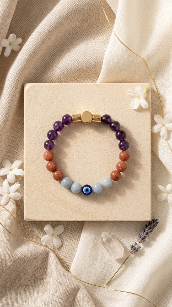 Aura Shield Bracelet With Magnet Lock
