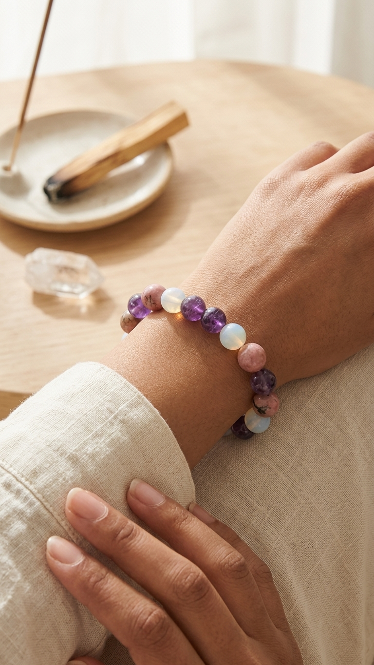 Libra (Tula) Zodiac Sign Bracelet 8mm