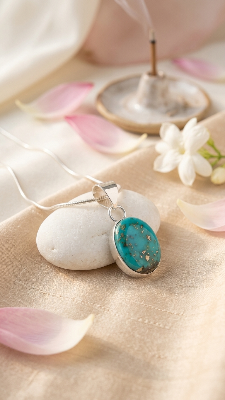 TURQUOISE PENDANT {FIROZA}