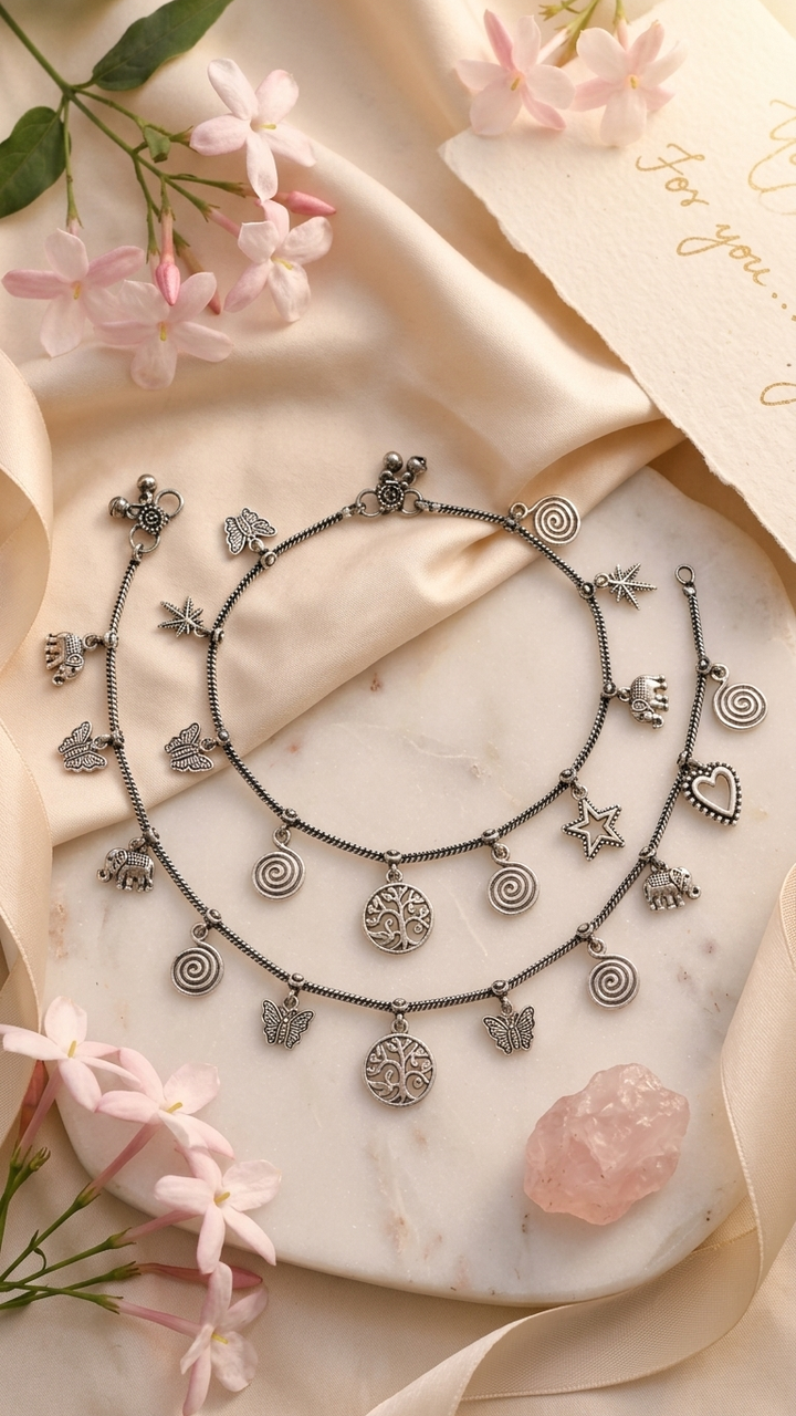 Navrang Charm Dandiya Anklet Set