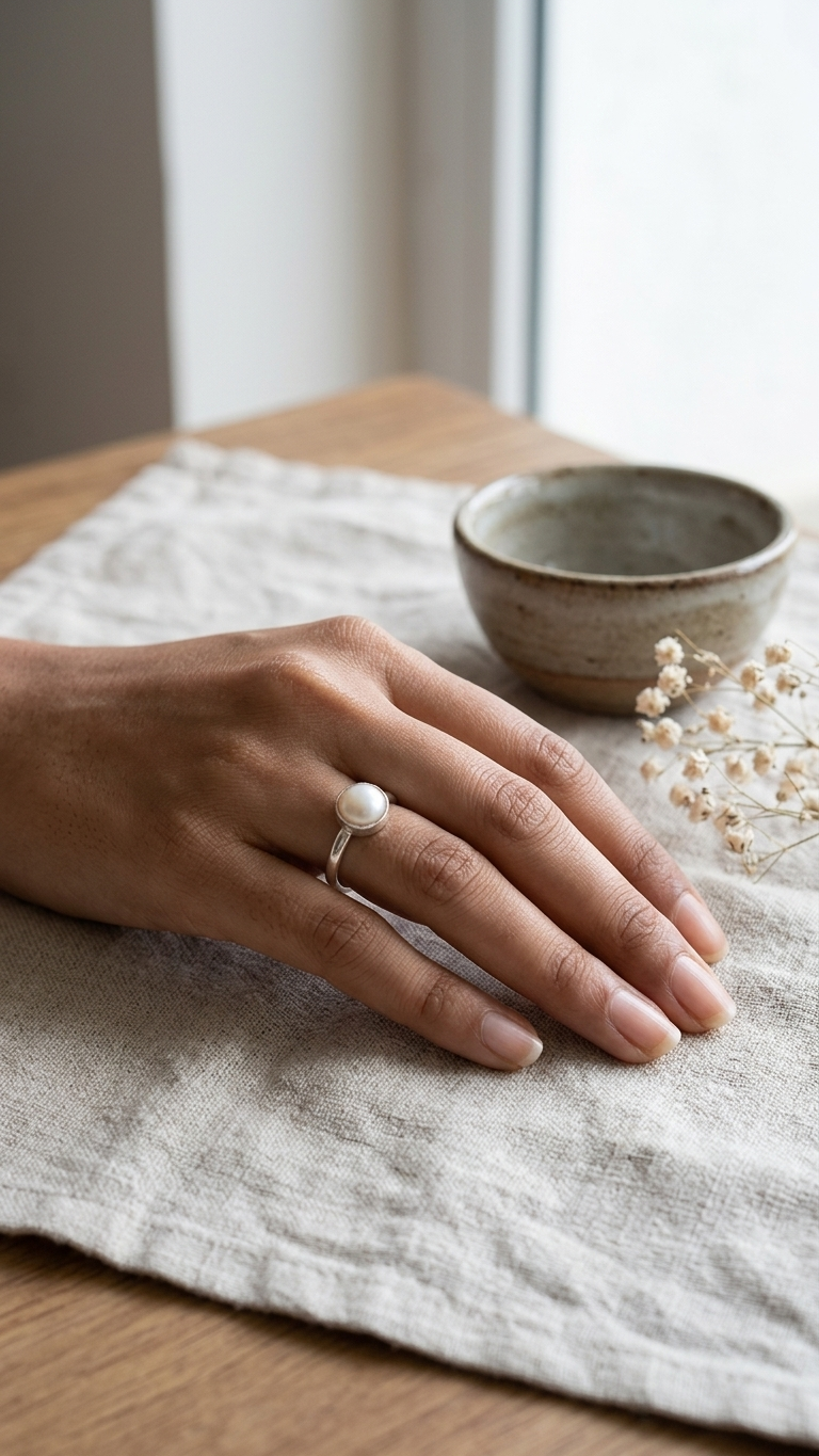 NATURAL PEARL Ring 100% Natural