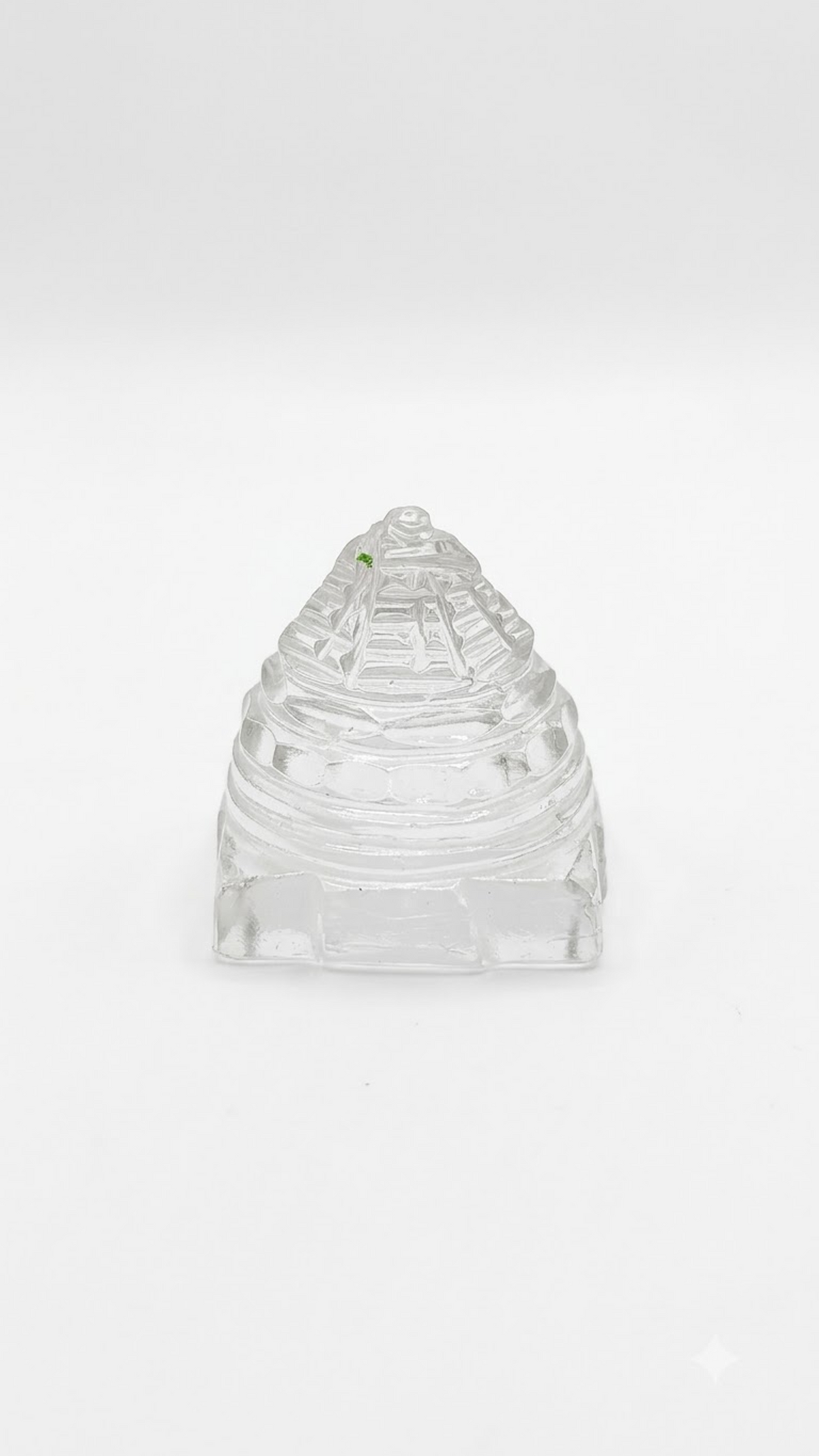 Natural Crystal Shree Yantra for Vastu Correction