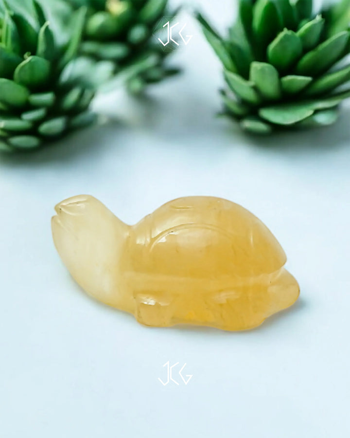 Yellow Aventurine Turtles
