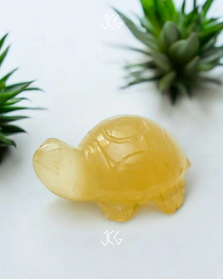 Yellow Aventurine Turtles